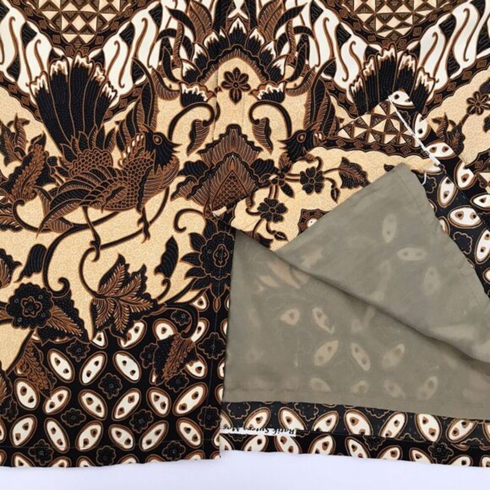 Indra Hadi Batik Halus Shirt Mens XL‎ Geometric Traditional Long Sleeve - Picture 9 of 14